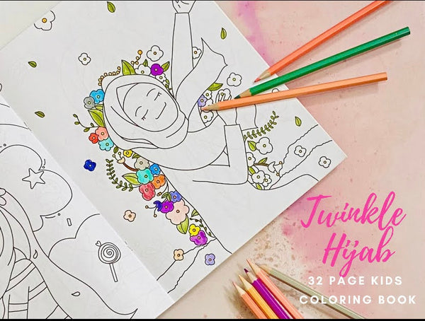 Twinkle Hijab Coloring Book