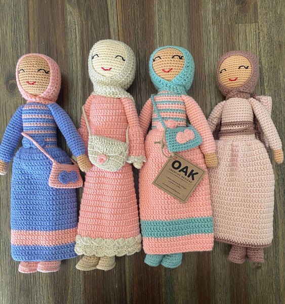 Organic Muslim Hijabi Doll Collection (MEDUIM)