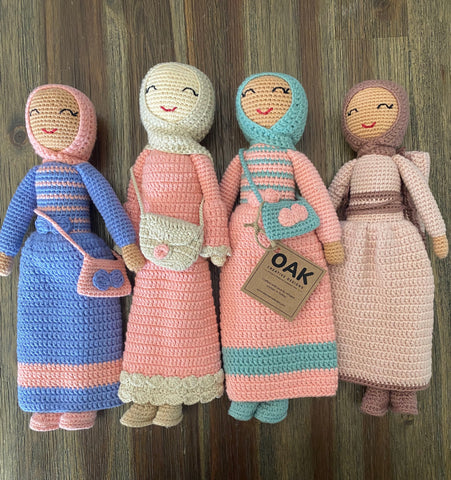 Organic Muslim Hijabi Doll Collection (MEDUIM)