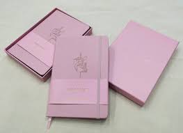 Hardcover Luxury 'Bismillah' Journal in Vegan Leather (Rose Pink)